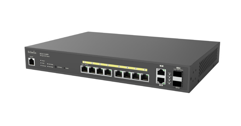 engenius Ethernet switch 8-port 2x1g sfp 130w poe 13
