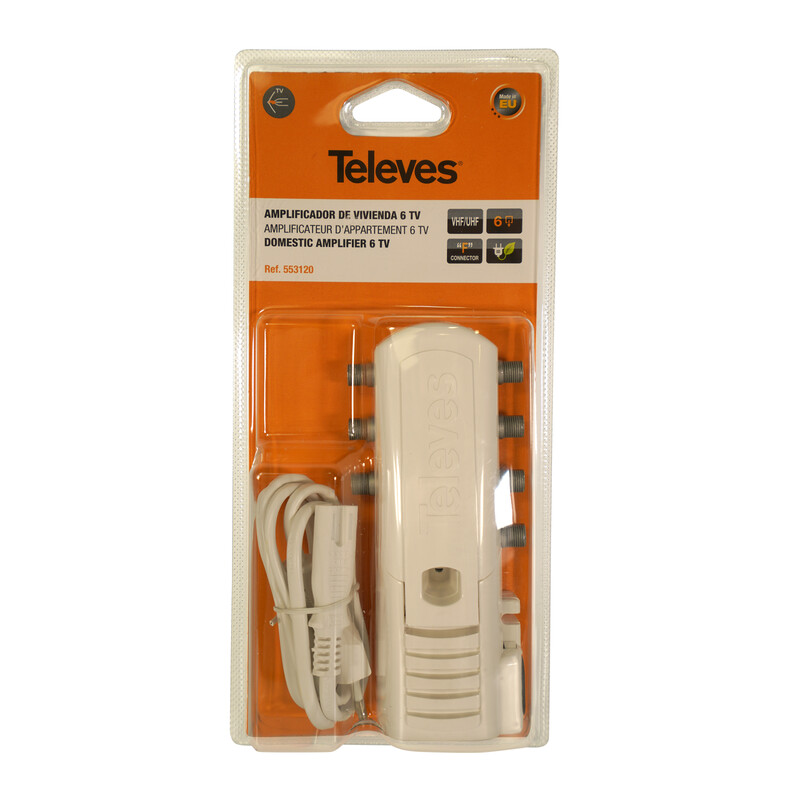 televes Amplifier for apartment 47-694mhz, 14 db, 6-out