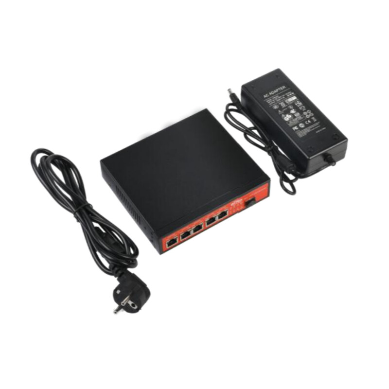 wi-tek Ethernet switch 5xge+1sfp 230ac/18-36dc poe