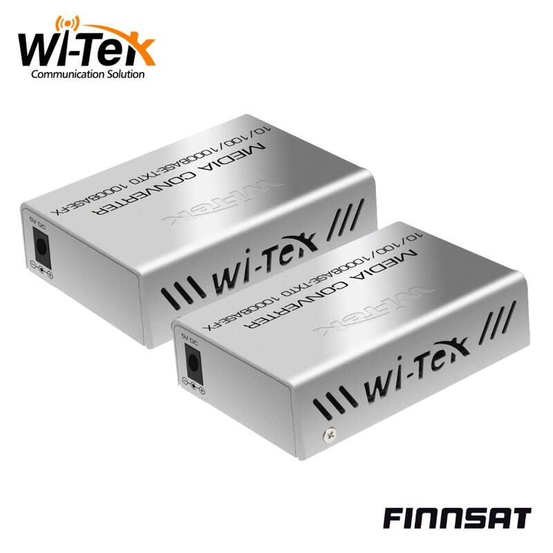 wi-tek Mediakonverter tx/rx 25km sc sm-rj45 1000mb