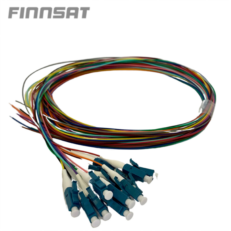 finnsat Häntäkuitusarja lc/upc sm 12 väriä g.657.a1 2m