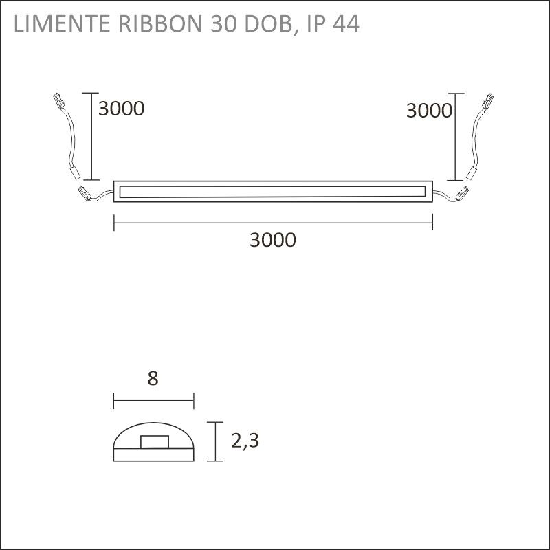 limente Led strip ribbon 30 dob 27w 4000k