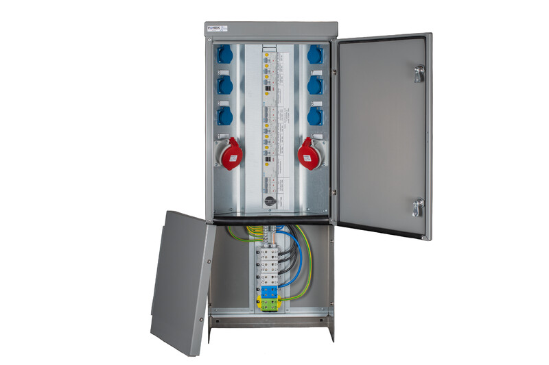 UTTAGSCENTRAL PJX 0026W 63A IP44 FE/AL
