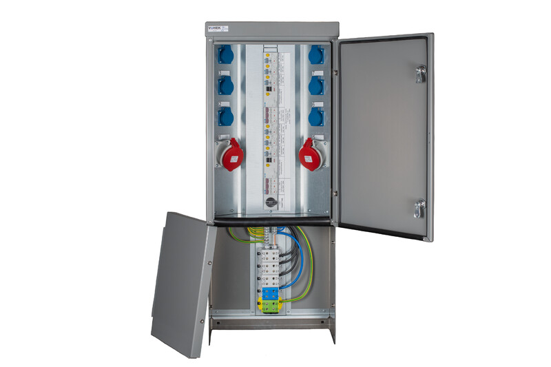 UTTAGSCENTRAL PJX 0206W 63A IP44 FE/AL