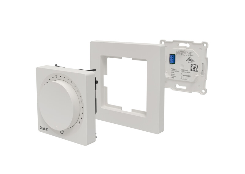 devi Lattiatermostaatti devi devireg basic polar white