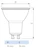 philips Spotlight gu10 865 550lm 50=4.9w nd 120d