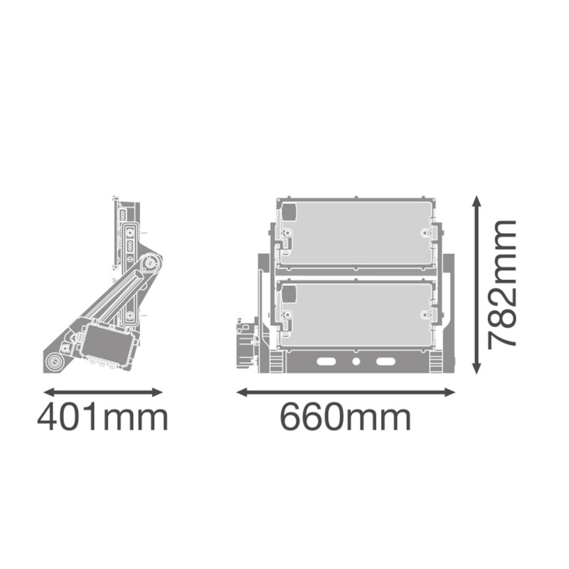 ledvance Valonheitin floodlight pfm fl max 900/1200w 857 25d