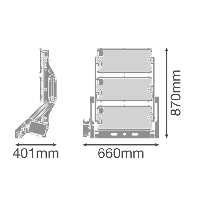 ledvance Valonheitin floodlight pfm fl max 1800w 740 25d 274klm