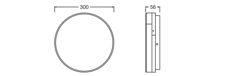 ledvance Pinta-asennusvalaisin sf disc 300 21w cct dali el