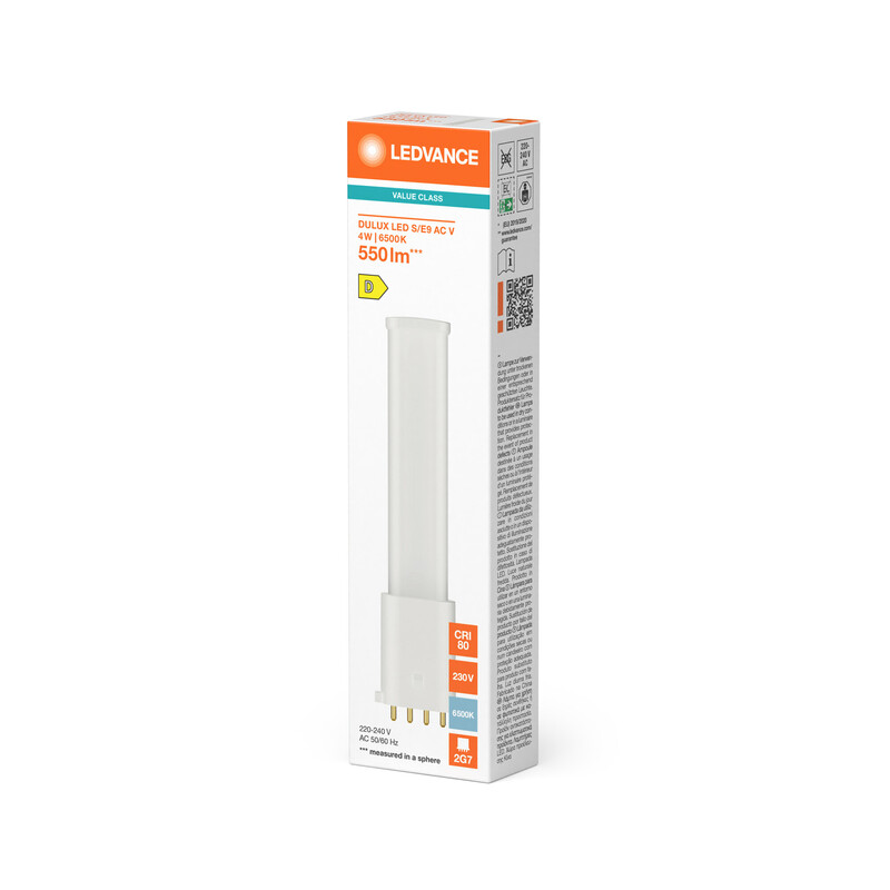 ledvance Led plug-in lamp dulux se9 ac 4w/865 2g7 550lm