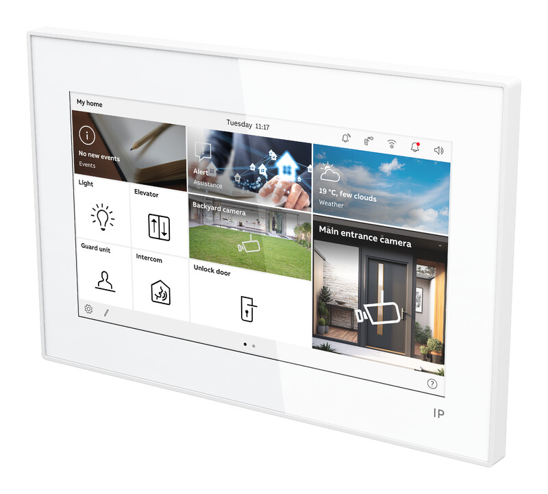 abb smart buildings Touch screen abb-welcome ip 7 inch lan wifi whi