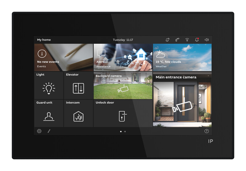 abb smart buildings Pekskärm abb-welcome ip 7 tum lan+wifi sva