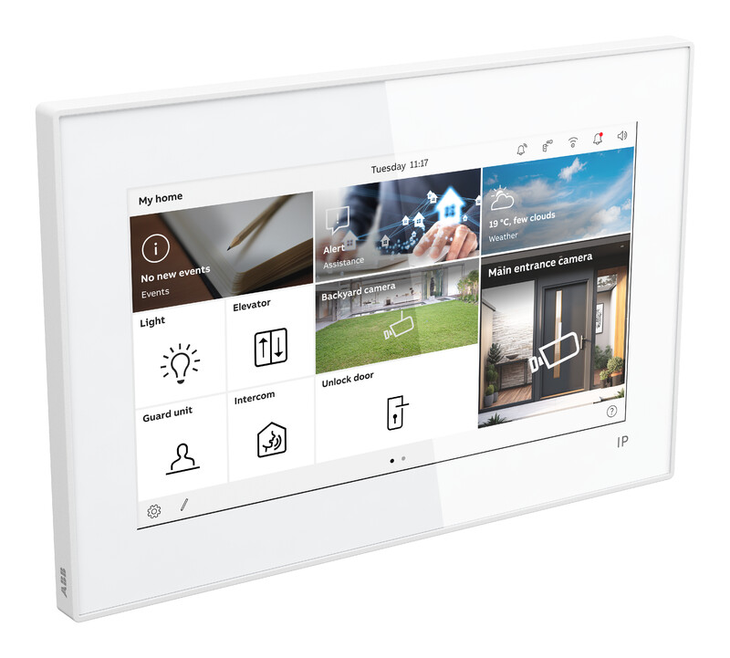 abb smart buildings Touch screen abb-welcome ip 7 inch lan wifi whi