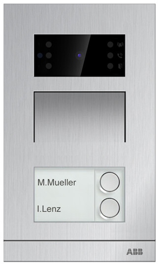 abb smart buildings Utgångsenhet abb-welcome ip mini video os sm 2-knapp
