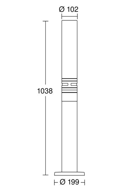 steinel Pollare sensor gl60 led rostfr