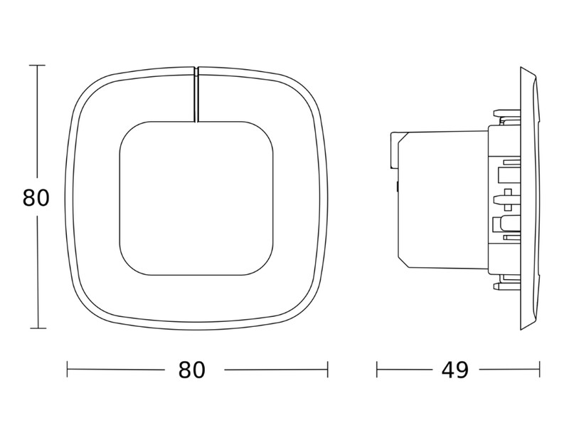 steinel Tillvarosensor knx ir quattro slim xs knx de sv