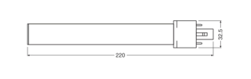 ledvance Led lamp dulux s11 em 6w/840 g23 700lm
