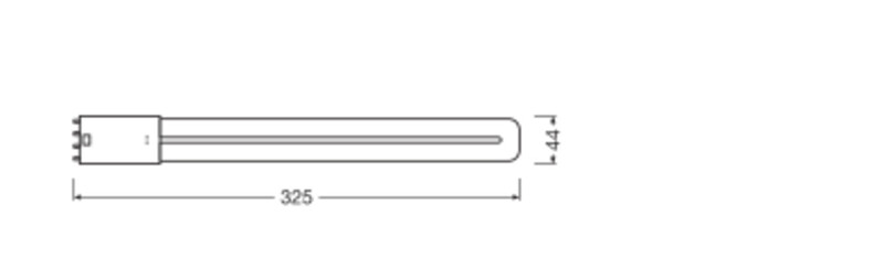 ledvance Led lamp dulux l24 hf 12w/830 2g11