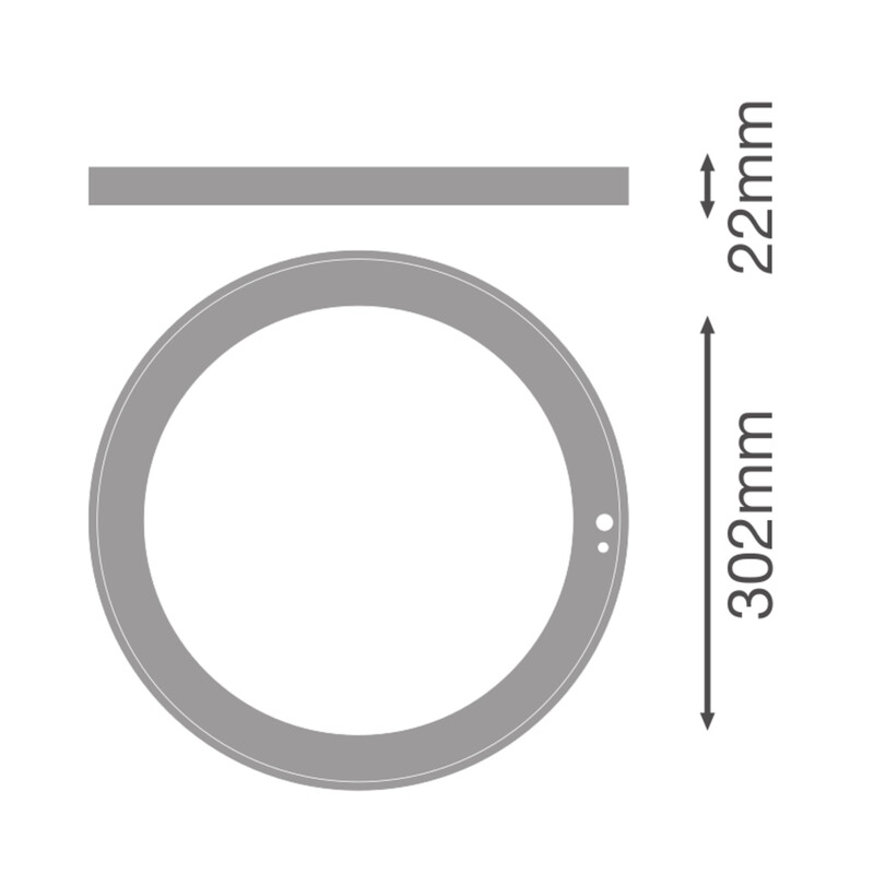ledvance Mechanical accessories dl univ sensor ring d300 bn