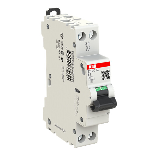 abb smart buildings Johdonsuojakatkaisija s200c 2p b 2a