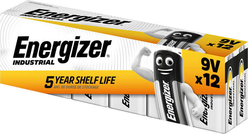 BATTERY ALKALINE INDUSTRIAL 9V/6LR61 DP12