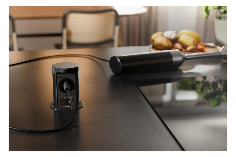 bachmann Socket-outlet elevator 1 so 2 x usb-c 45w