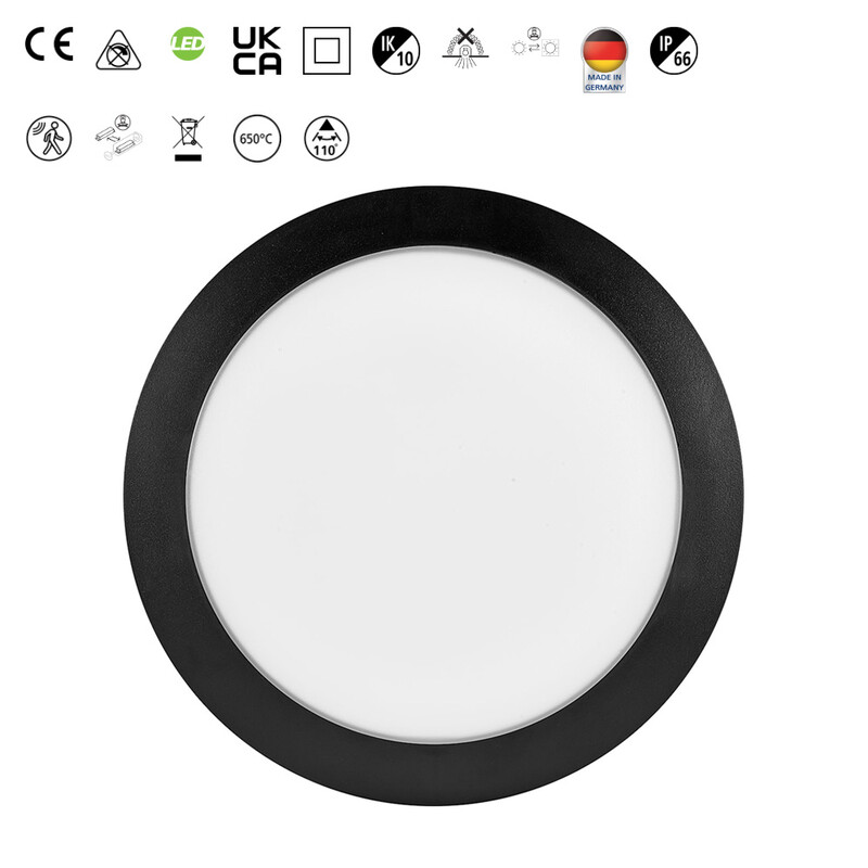 sylvania Sensor luminaire novella ip66 220 720-1525lm 3/4k bl