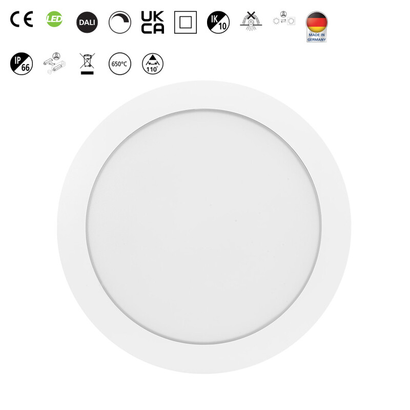 sylvania Wall/ceiling luminaire novella ip66 220 1625/1750lm 3/4k d wh