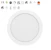 sylvania Wall/ceiling luminaire novella ip66 220 1625/1750lm 3/4k d wh