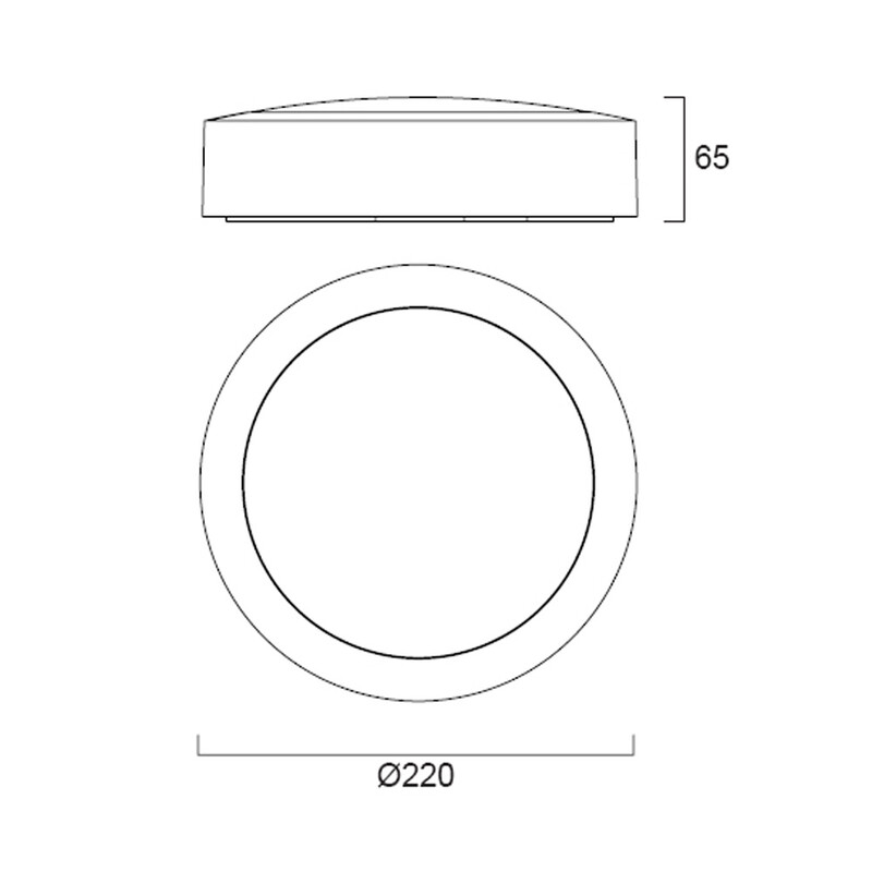 sylvania Sensorarmatur novella ip66 220 740-1550lm 3/4k wh