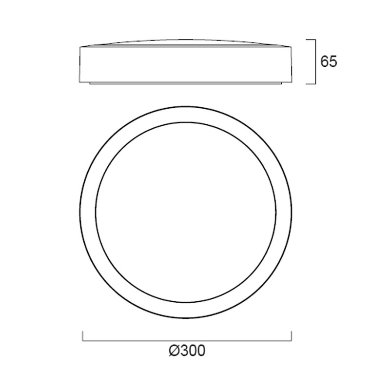 sylvania Sensorarmatur novella ip66 300 1050-2800lm 3/4k wh