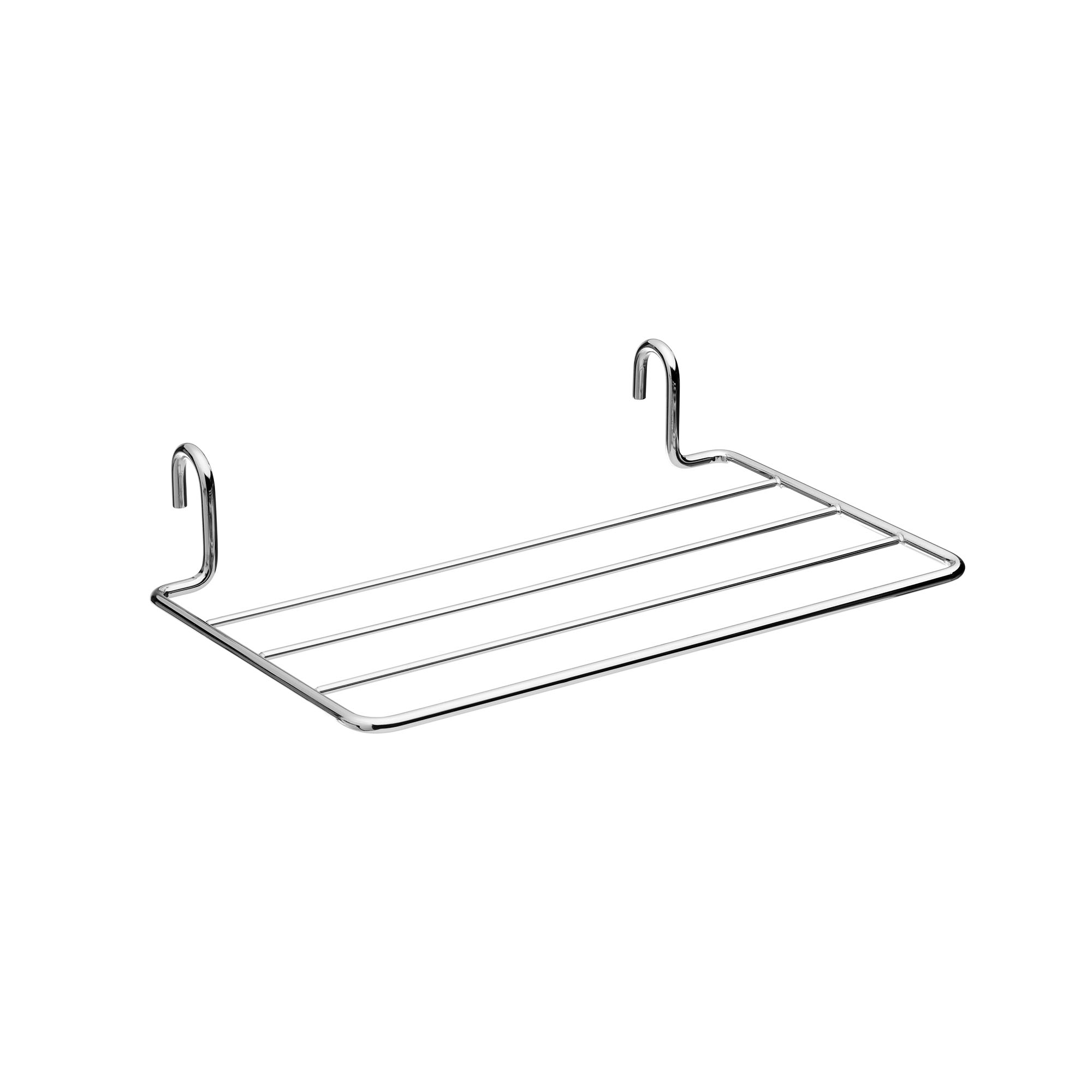TOWEL RAIL ACCESSORY REJ PIVO SHELF 35 380mm CHROME