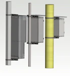 ELCENTRALTILLBEHÖR VOIMA VOHEK POLE FIXING