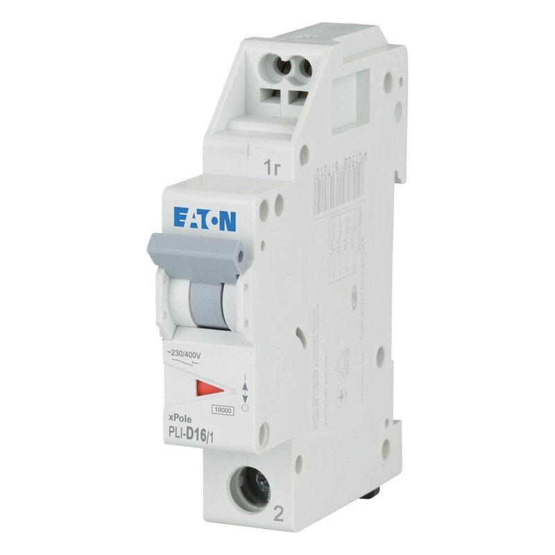 DVÄRGBRYTARE PLI-D16/1, 10KA 1-NAP D 16A