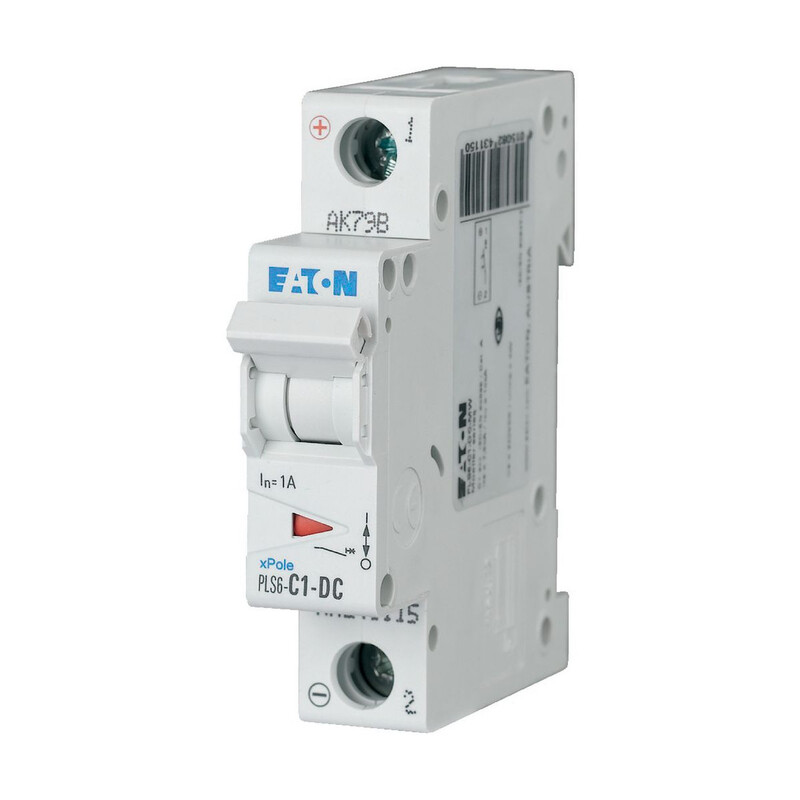 JOHDONSUOJAKATKAISIJA EATON PLS6-C1-DC 6kA DC 1-NAP C 1A