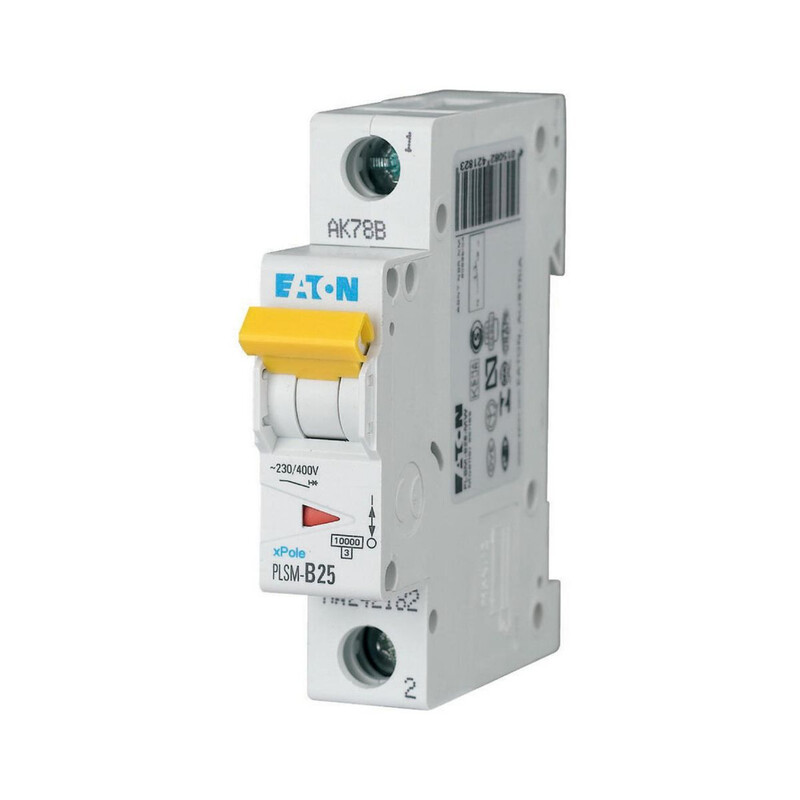JOHDONSUOJAKATKAISIJA EATON PLSM-B25 10kA 1-NAP B 25A