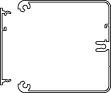mp bolagen Cover for small-sized cond. tba 32-3 white 54x7,5