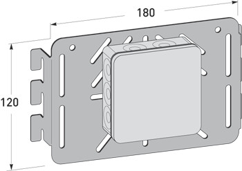 mp bolagen Plate+connection box mp-739sd plate+connection box