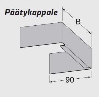 mp bolagen Päätykappale mp bolagen mp-572v levyhyllyille 500v