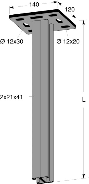 mp bolagen Ceiling pendant 2x21mm mp-971z  mp-dv 750z