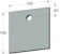 mp bolagen Underläggsplåt 100x100x5 mm