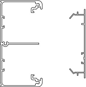 mp bolagen Asennuskanava mp bolagen tba10-3 al 100x49x3000mm va