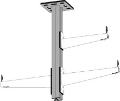 mp bolagen Ceiling pendant 2x21mm mp-973z  mp-dv 1500z