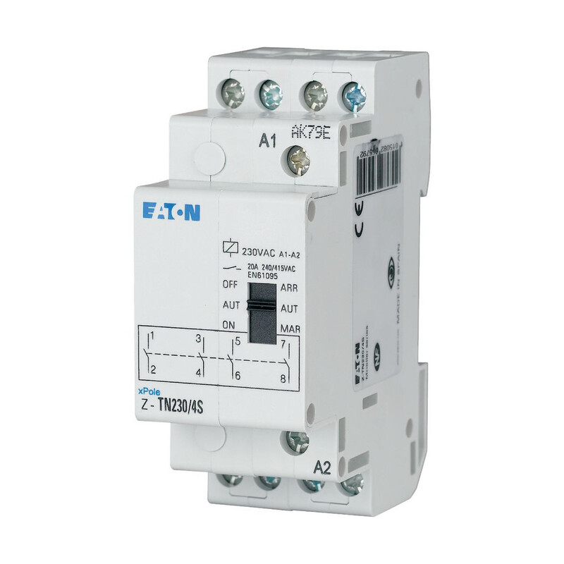 eaton Contactor z-tn230/4s, 4 sulk. 230v50hz