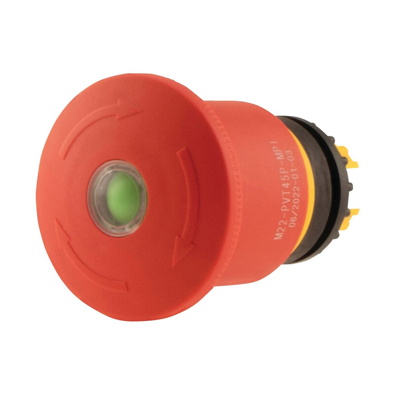 eaton Nödstopp knapp rmq-titan m22-pvt45p-mpi