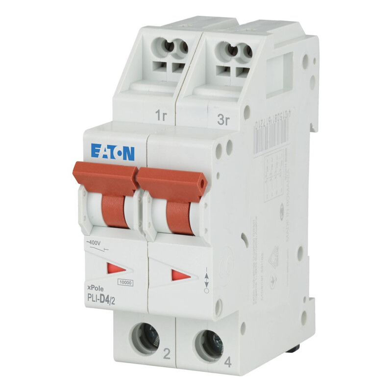 eaton Dvärgbrytare pli-d4/2, 10ka 2-nap d 4a