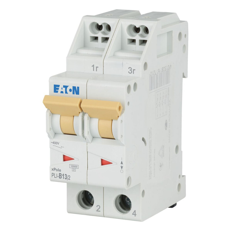 eaton Dvärgbrytare pli-b13/2, 10ka 2-nap b 13a