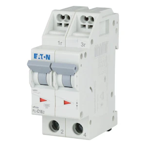 eaton Dvärgbrytare pli-c16/2, 10ka 2-nap c 16a