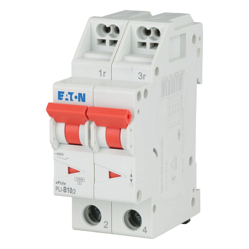 eaton Dvärgbrytare pli-b10/2, 10ka 2-nap b 10a