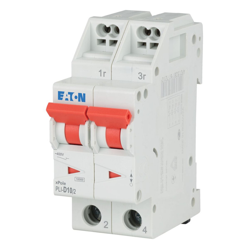 eaton Circuit breaker pli-d10/2, 10ka 2-nap d 10a